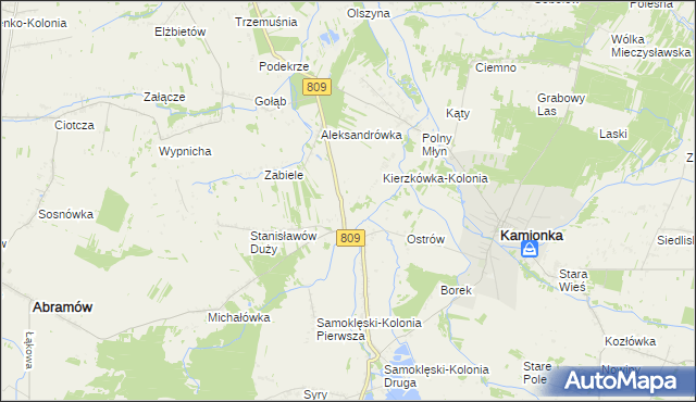 mapa Rudka Gołębska, Rudka Gołębska na mapie Targeo