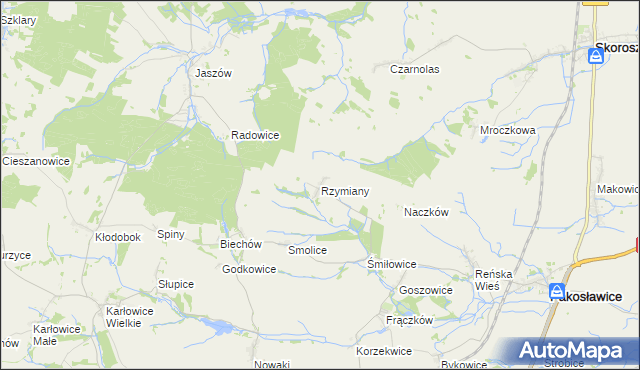 mapa Rzymiany, Rzymiany na mapie Targeo