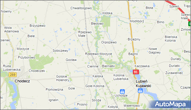 mapa Sławęckie Góry, Sławęckie Góry na mapie Targeo