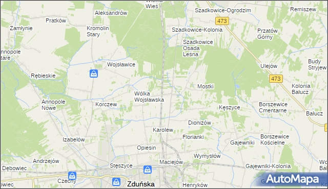 mapa Suchoczasy, Suchoczasy na mapie Targeo