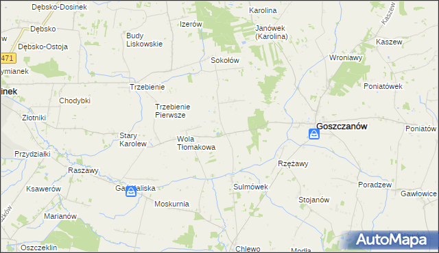 mapa Sulmów, Sulmów na mapie Targeo