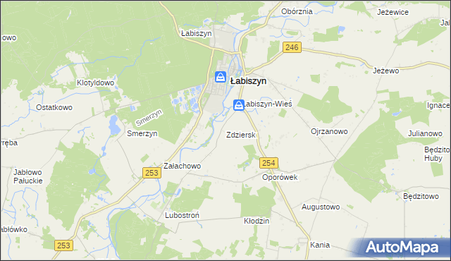 mapa Zdziersk, Zdziersk na mapie Targeo