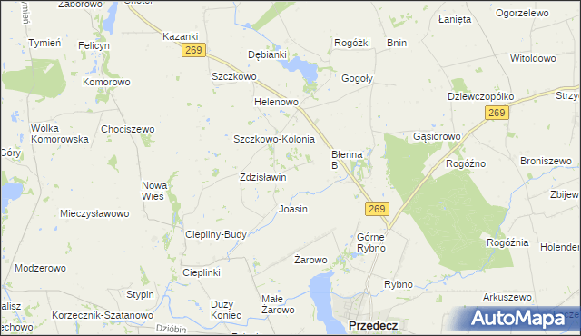 mapa Wiszczelice, Wiszczelice na mapie Targeo