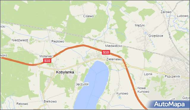 mapa Morzyczyn gmina Kobylanka, Morzyczyn gmina Kobylanka na mapie Targeo