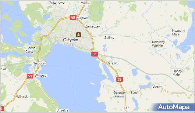 mapa Bystry, Bystry na mapie Targeo