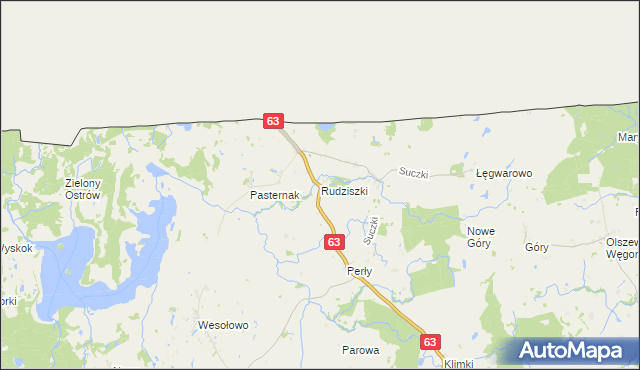 mapa Rudziszki, Rudziszki na mapie Targeo