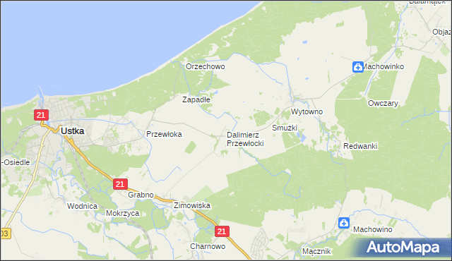 mapa Dalimierz Przewłocki, Dalimierz Przewłocki na mapie Targeo