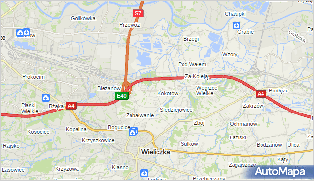 mapa Kokotów, Kokotów na mapie Targeo