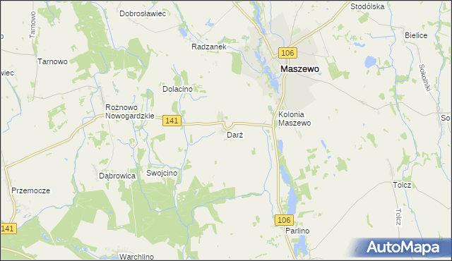 mapa Darż, Darż na mapie Targeo