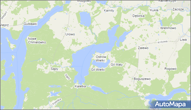 mapa Ostrów Wielki, Ostrów Wielki na mapie Targeo