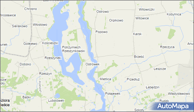 mapa Złotowo gmina Kruszwica, Złotowo gmina Kruszwica na mapie Targeo