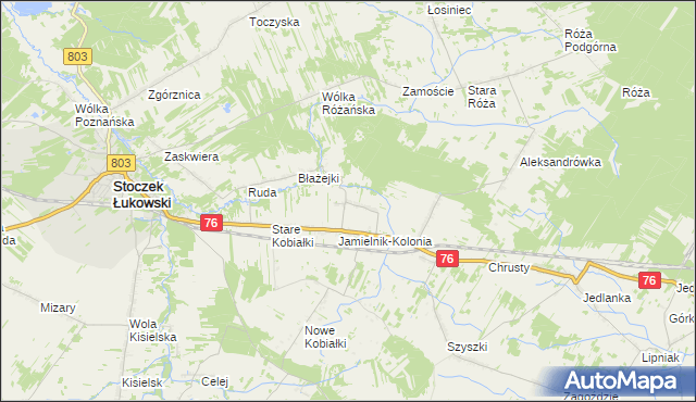 mapa Nowy Jamielnik, Nowy Jamielnik na mapie Targeo