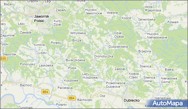 mapa Drohobyczka, Drohobyczka na mapie Targeo