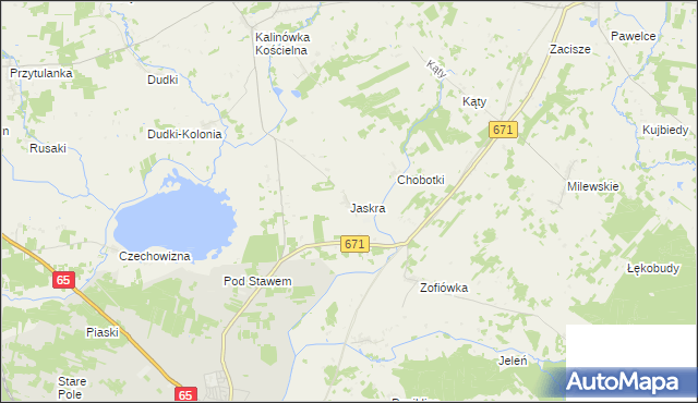 mapa Jaskra, Jaskra na mapie Targeo