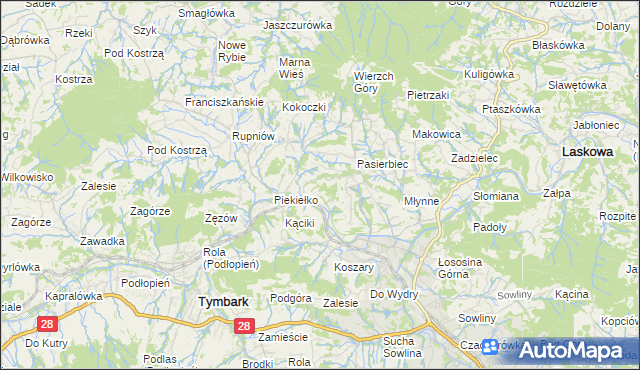 mapa Bałażówka, Bałażówka na mapie Targeo