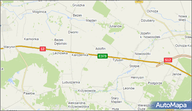 mapa Jankowice gmina Siedliszcze, Jankowice gmina Siedliszcze na mapie Targeo
