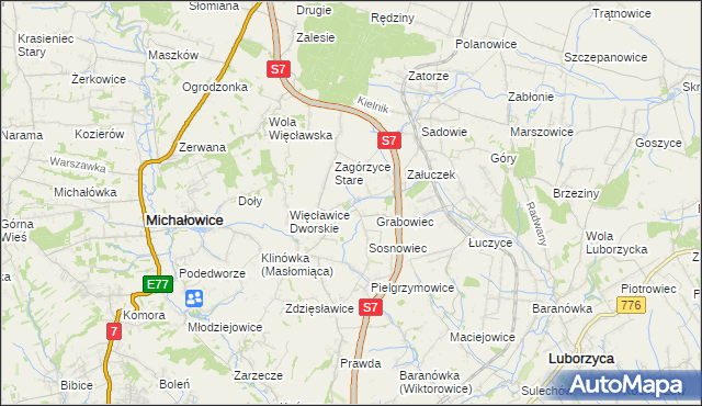 mapa Sieborowice, Sieborowice na mapie Targeo