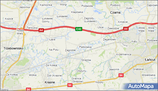 mapa Palikówka, Palikówka na mapie Targeo