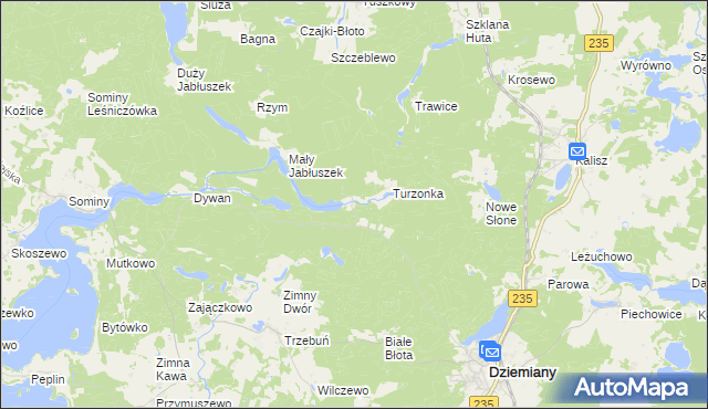 mapa Borsztal, Borsztal na mapie Targeo