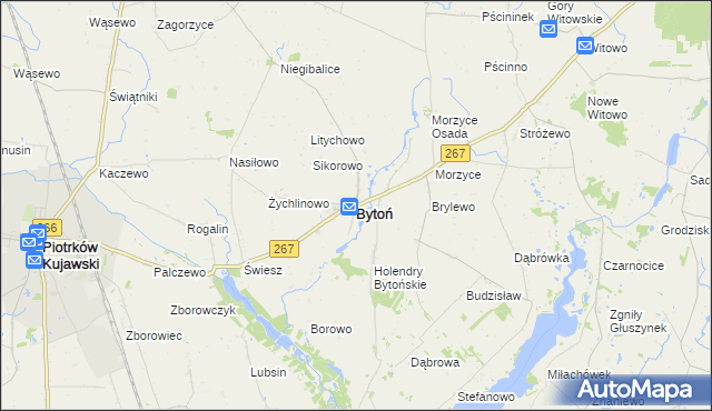 mapa Bytoń, Bytoń na mapie Targeo