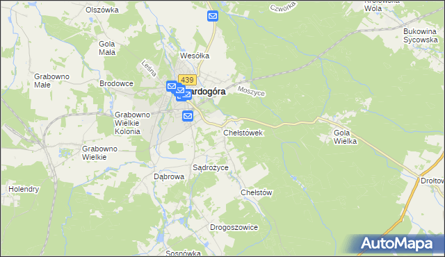 mapa Chełstówek, Chełstówek na mapie Targeo