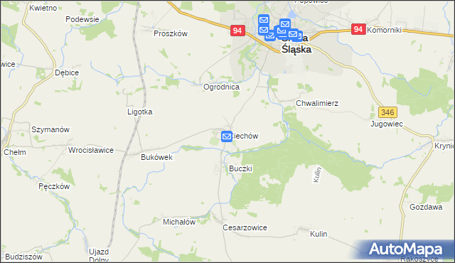 mapa Ciechów, Ciechów na mapie Targeo