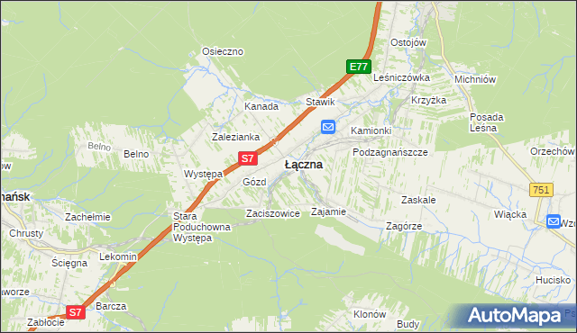 mapa Jęgrzna, Jęgrzna na mapie Targeo