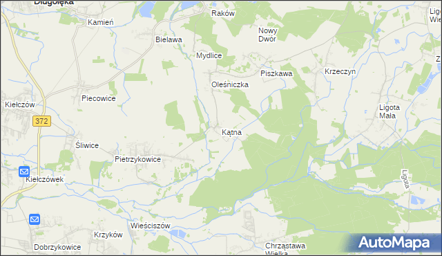 mapa Kątna, Kątna na mapie Targeo