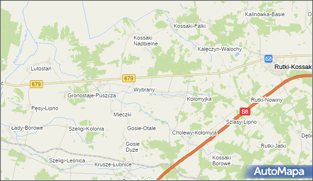 mapa Kołomyja, Kołomyja na mapie Targeo