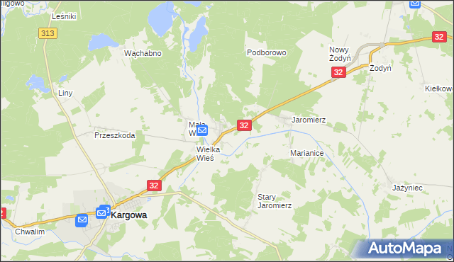 mapa Kopanica gmina Siedlec, Kopanica gmina Siedlec na mapie Targeo