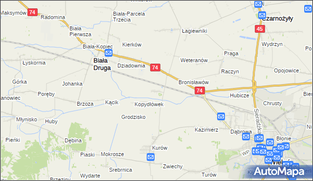 mapa Kopydłów, Kopydłów na mapie Targeo