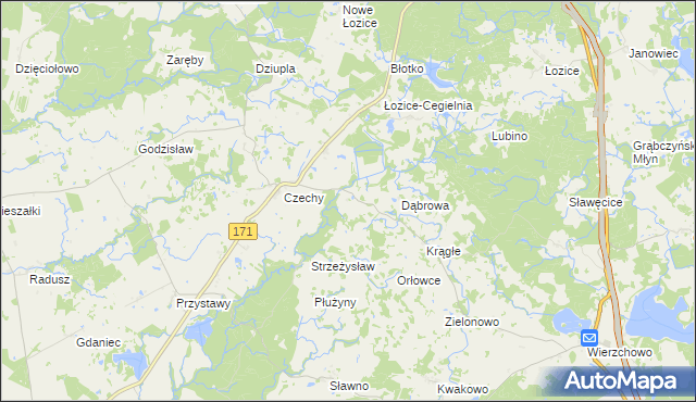 mapa Łozinka, Łozinka na mapie Targeo