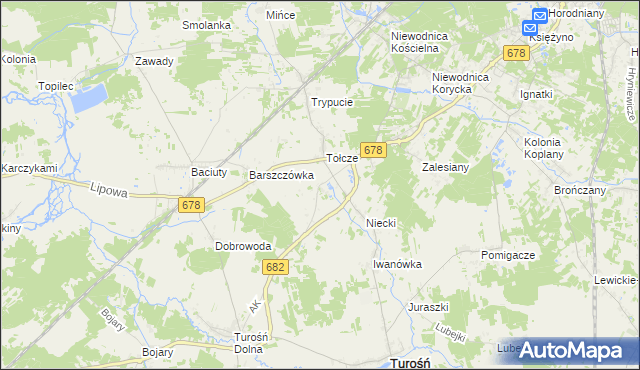 mapa Markowszczyzna, Markowszczyzna na mapie Targeo