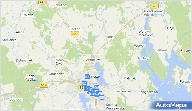 mapa Plebania Wólka, Plebania Wólka na mapie Targeo