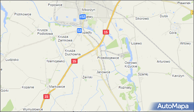 mapa Przedbojewice, Przedbojewice na mapie Targeo