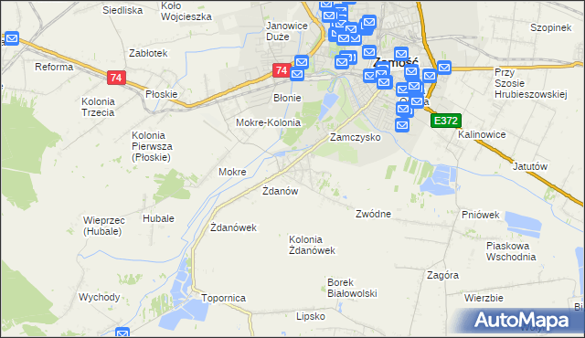 mapa Skokówka, Skokówka na mapie Targeo