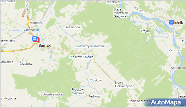 mapa Stare Hołowczyce, Stare Hołowczyce na mapie Targeo