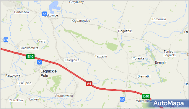 mapa Taczalin, Taczalin na mapie Targeo