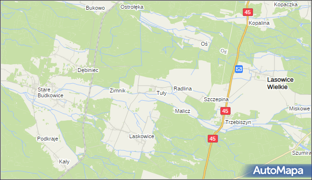 mapa Tuły, Tuły na mapie Targeo