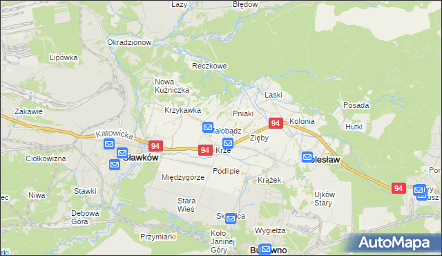 mapa Ujków Nowy, Ujków Nowy na mapie Targeo