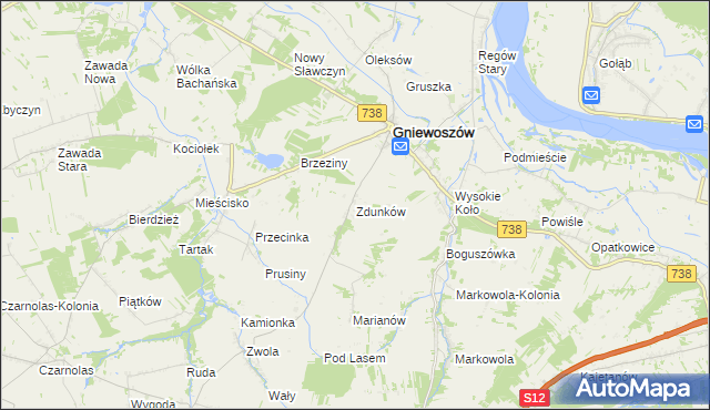 mapa Zdunków, Zdunków na mapie Targeo