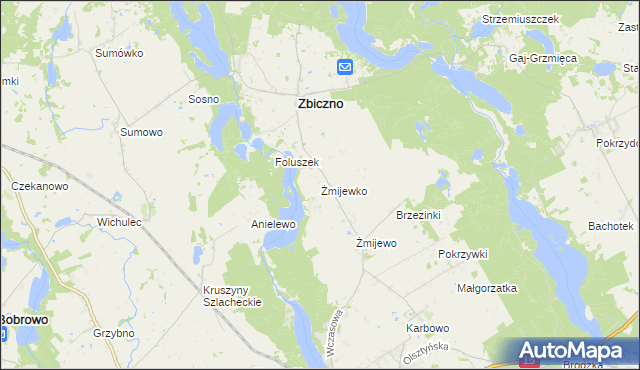 mapa Żmijewko, Żmijewko na mapie Targeo