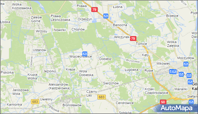 mapa Dobiesz, Dobiesz na mapie Targeo