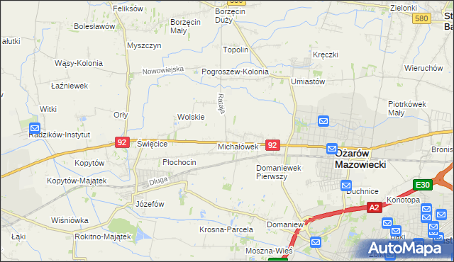 mapa Koprki, Koprki na mapie Targeo