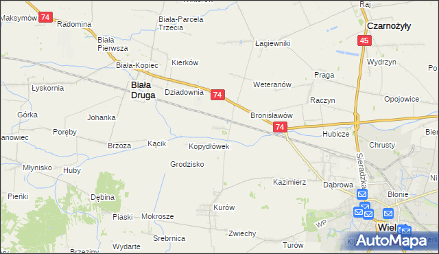 mapa Kopydłów, Kopydłów na mapie Targeo