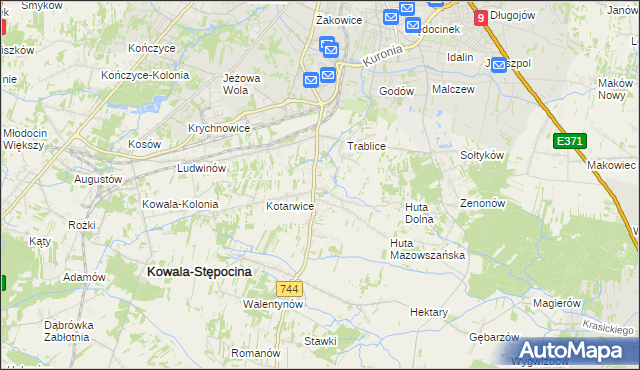 mapa Mazowszany, Mazowszany na mapie Targeo