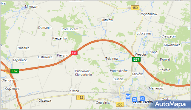 mapa Nawrotów, Nawrotów na mapie Targeo