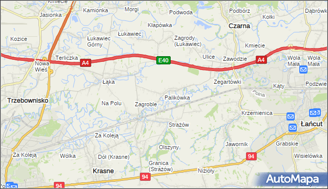 mapa Palikówka, Palikówka na mapie Targeo