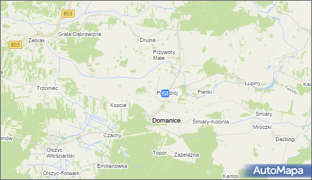 mapa Podzdrój, Podzdrój na mapie Targeo