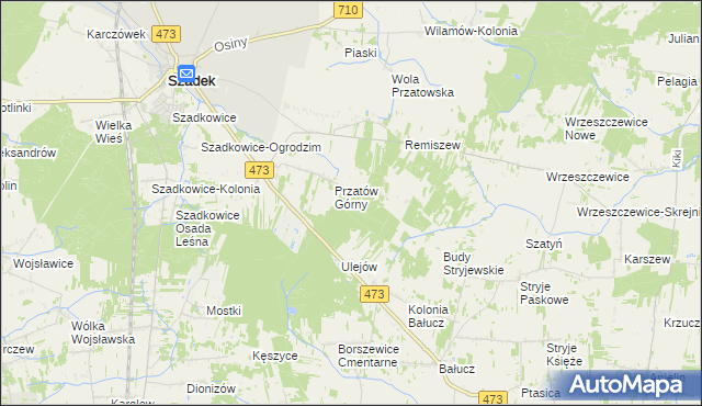 mapa Przatówek, Przatówek na mapie Targeo